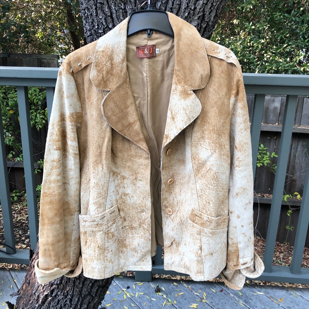 Exquisite soft Italian leather jacket